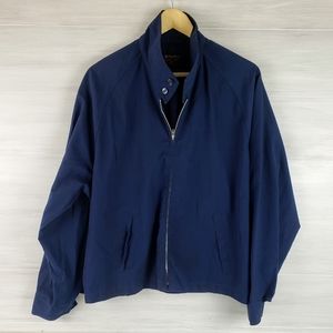 Vintage Britannia Navy Blue Lightweight Jacket Size XL
